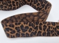 Preview: Gummiband Leo 40 mm braun-dunkelbraun